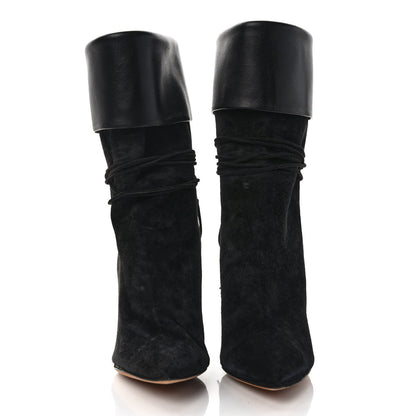 Saint Laurent Calfskin Suede Tanger Tassel Boot 35 Black 2 of 7