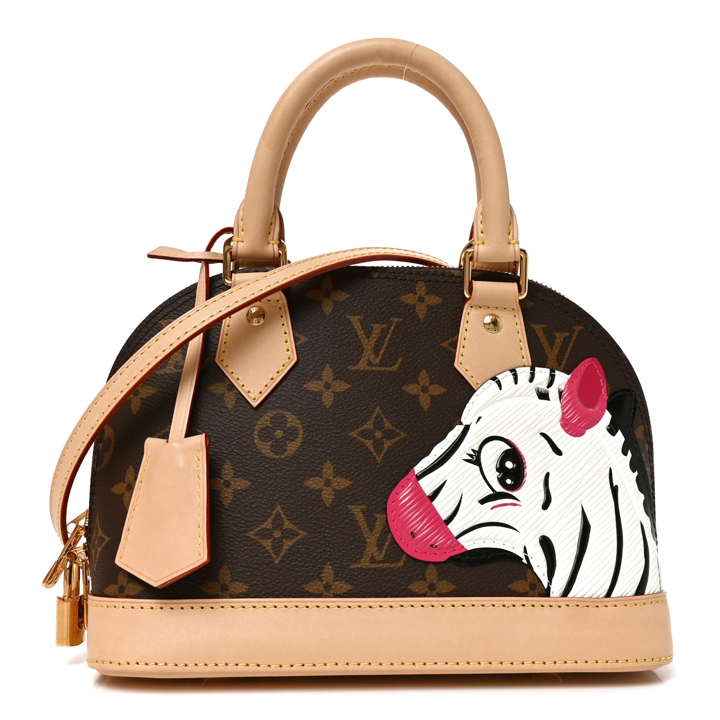 LV X Sun Yitian Monogram Zebra Alma BB
