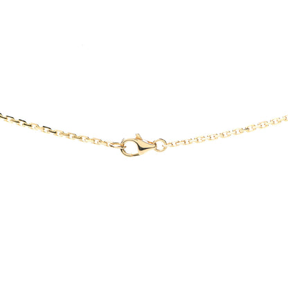 Cartier 18K Yellow Gold Diamond Interlocking LOVE Necklace 5 of 6