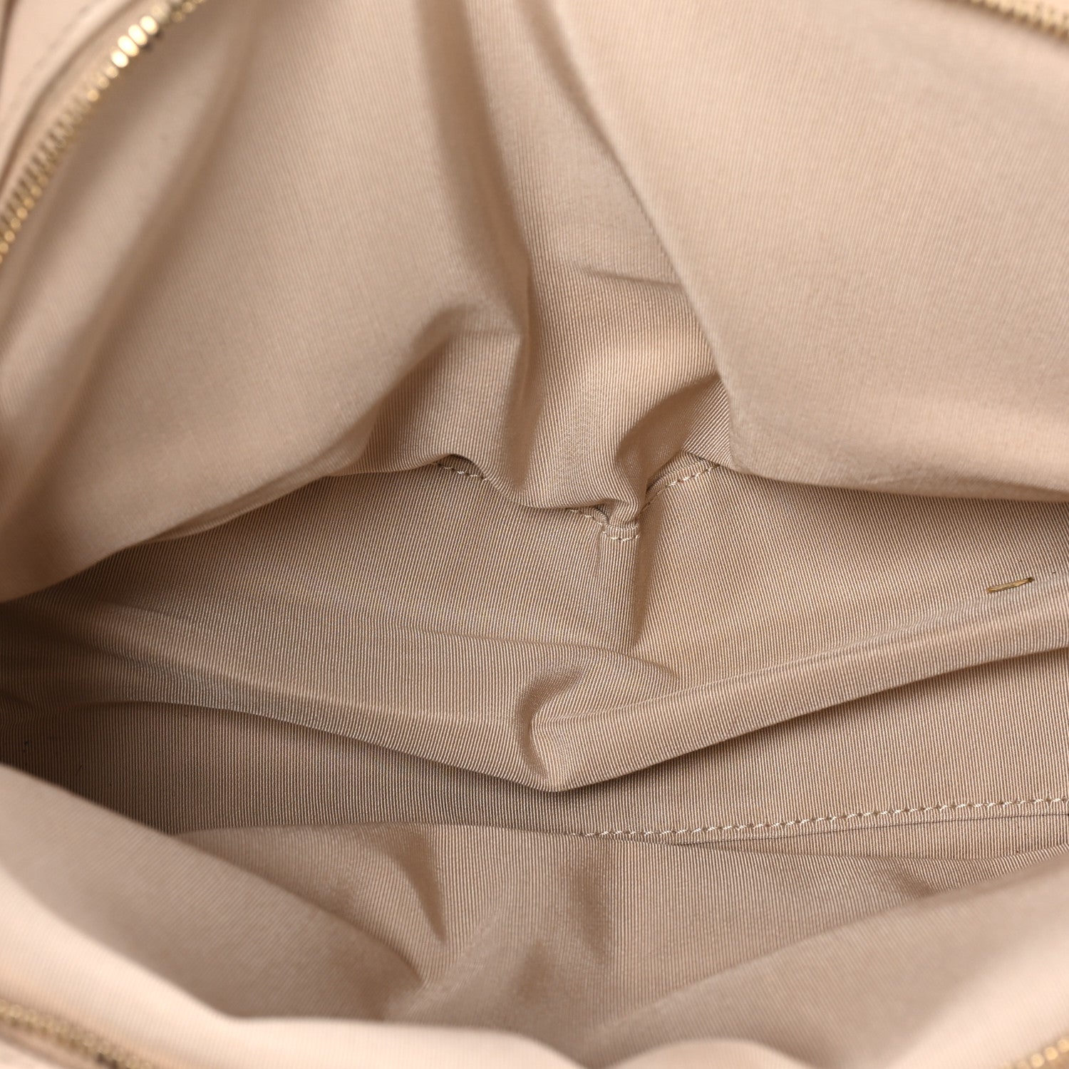 Chanel Calfskin Elaphe Stitched Large Chevron Chic Shopping Bag Beige 5 of 21