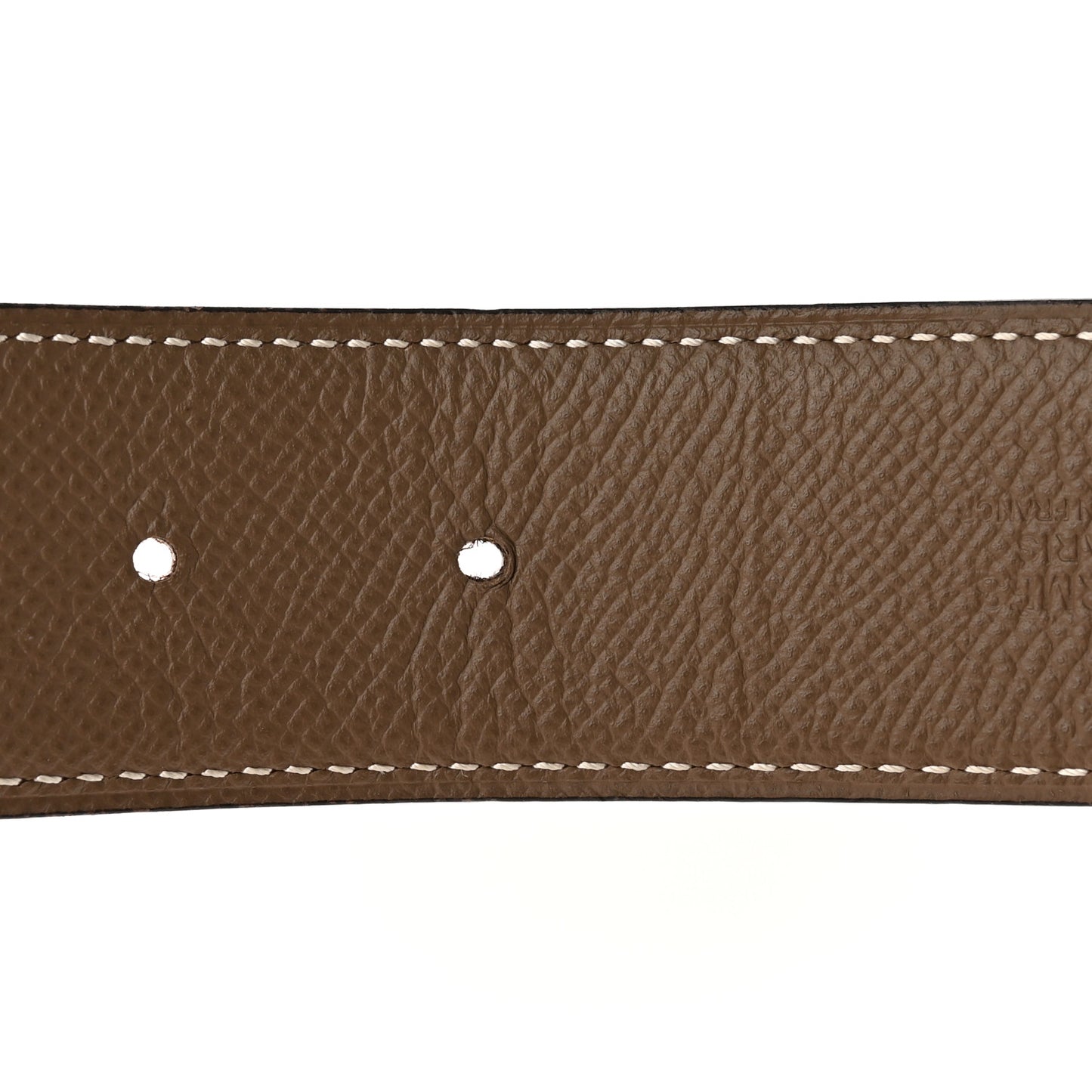 Epsom 38mm Constance H Belt 80 Etoupe Gold