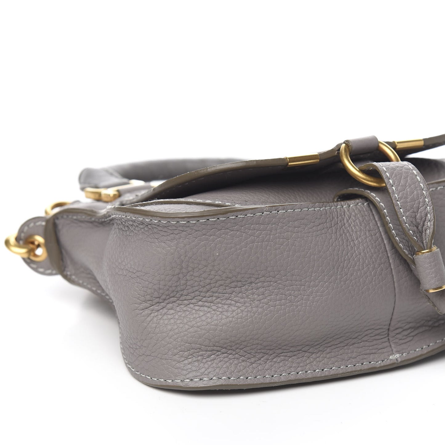 Calfskin Mini Marcie Satchel Cashmere Grey