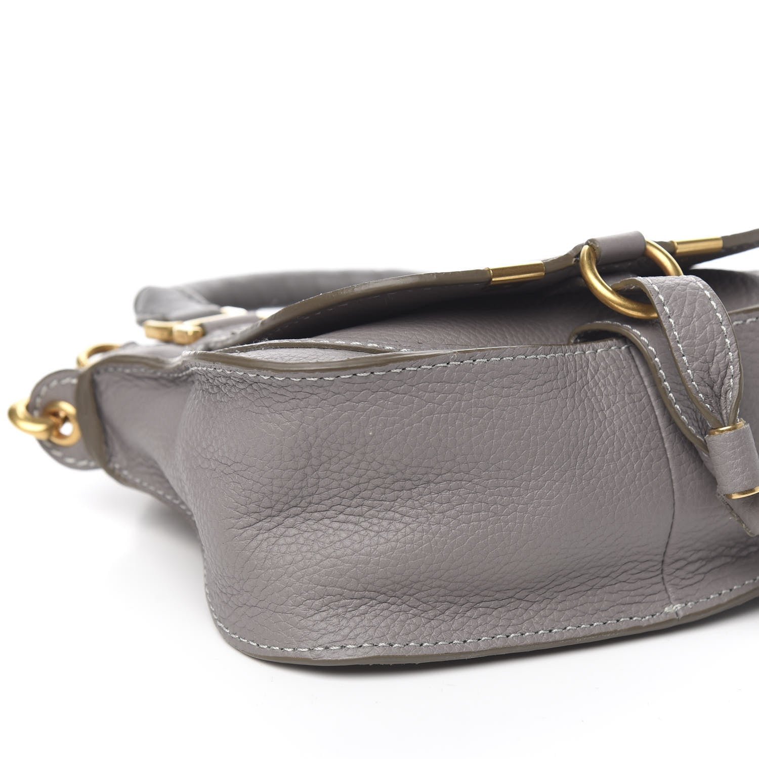 Chloe Calfskin Mini Marcie Satchel Cashmere Grey 8 of 10