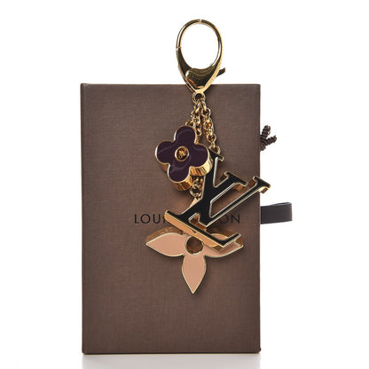 Louis Vuitton Fleur De Monogram Bag Charm Dore 4 of 4