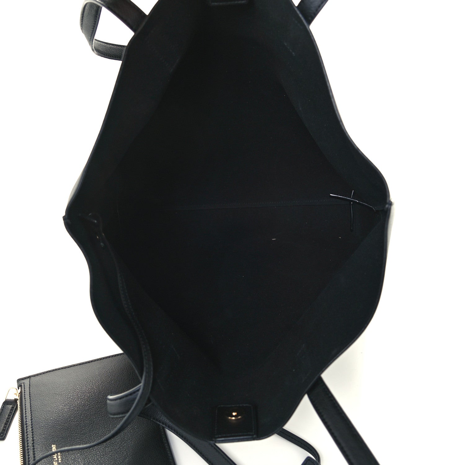Saint Laurent Calfskin Medium Shopping Tote Black 5 of 11