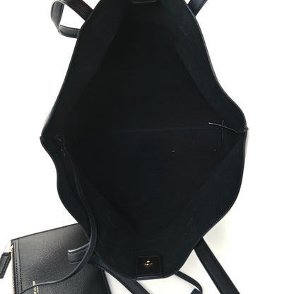 Saint Laurent Calfskin Medium Shopping Tote Black 5 of 11