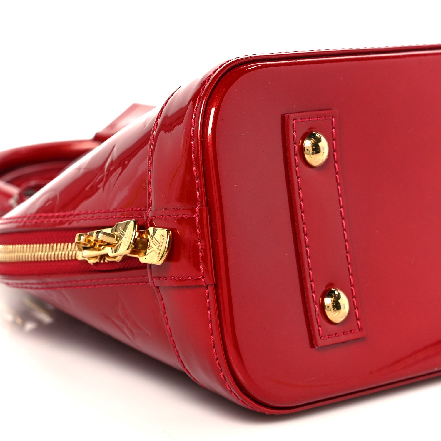 Louis Vuitton Vernis Alma BB Cherry 11 of 12