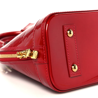 Louis Vuitton Vernis Alma BB Cherry 11 of 12