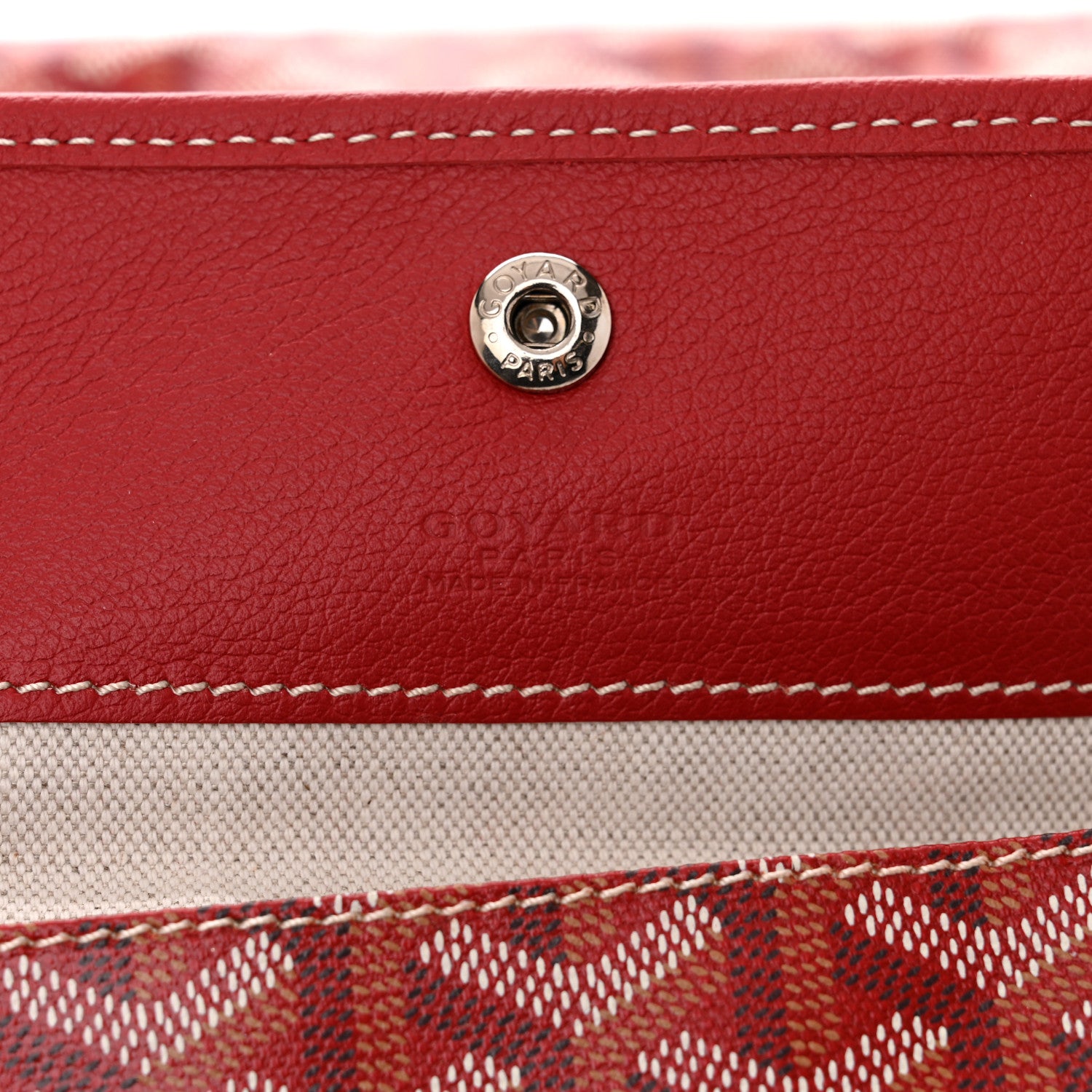 Goyard Goyardine Saint Louis GM Red 7 of 12