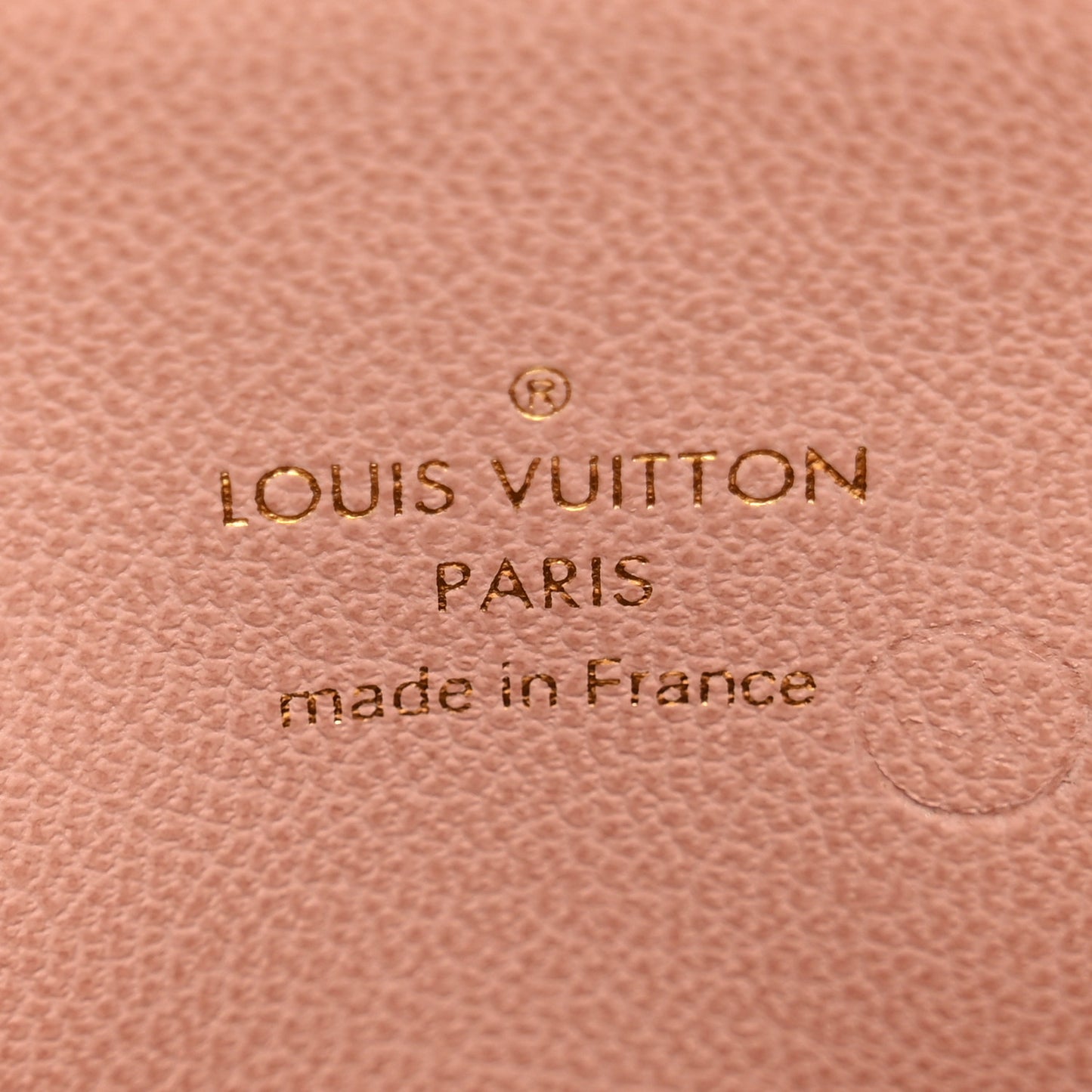 Lambskin Embossed Monogram Coussin PM Black