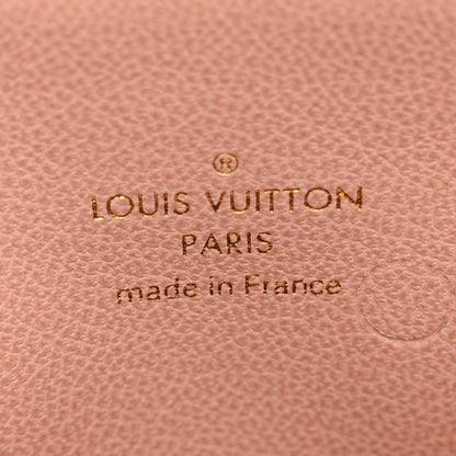 Louis Vuitton Lambskin Embossed Monogram Coussin PM Black 6 of 9