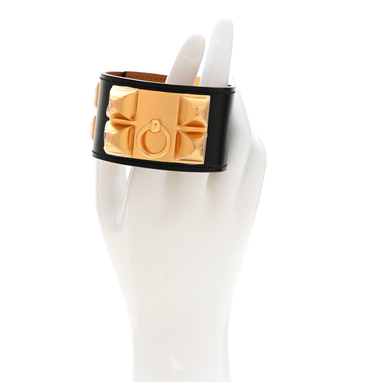 Hermes Box Collier De Chien CDC Bracelet T3 Black 2 of 6