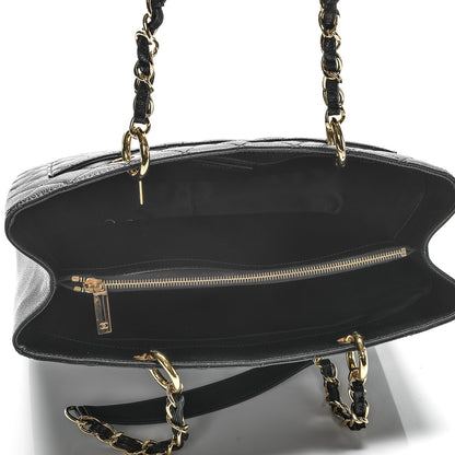 Chanel Caviar Quilted Grand Shopping Tote GST Black 5 of 7