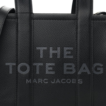 Marc Jacobs Grained Calfskin Mini The Tote Bag Black 8 of 10