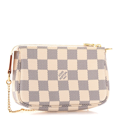 Louis Vuitton Damier Azur Mini Pochette Accessories 3 of 9