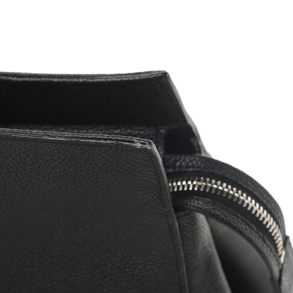 Saint Laurent Grained Calfskin Medium Cabas Rive Gauche Black 13 of 17