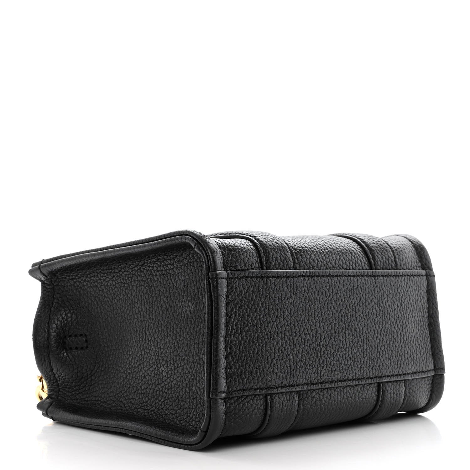Marc Jacobs Grained Calfskin Micro The Tote Bag Black 4 of 9