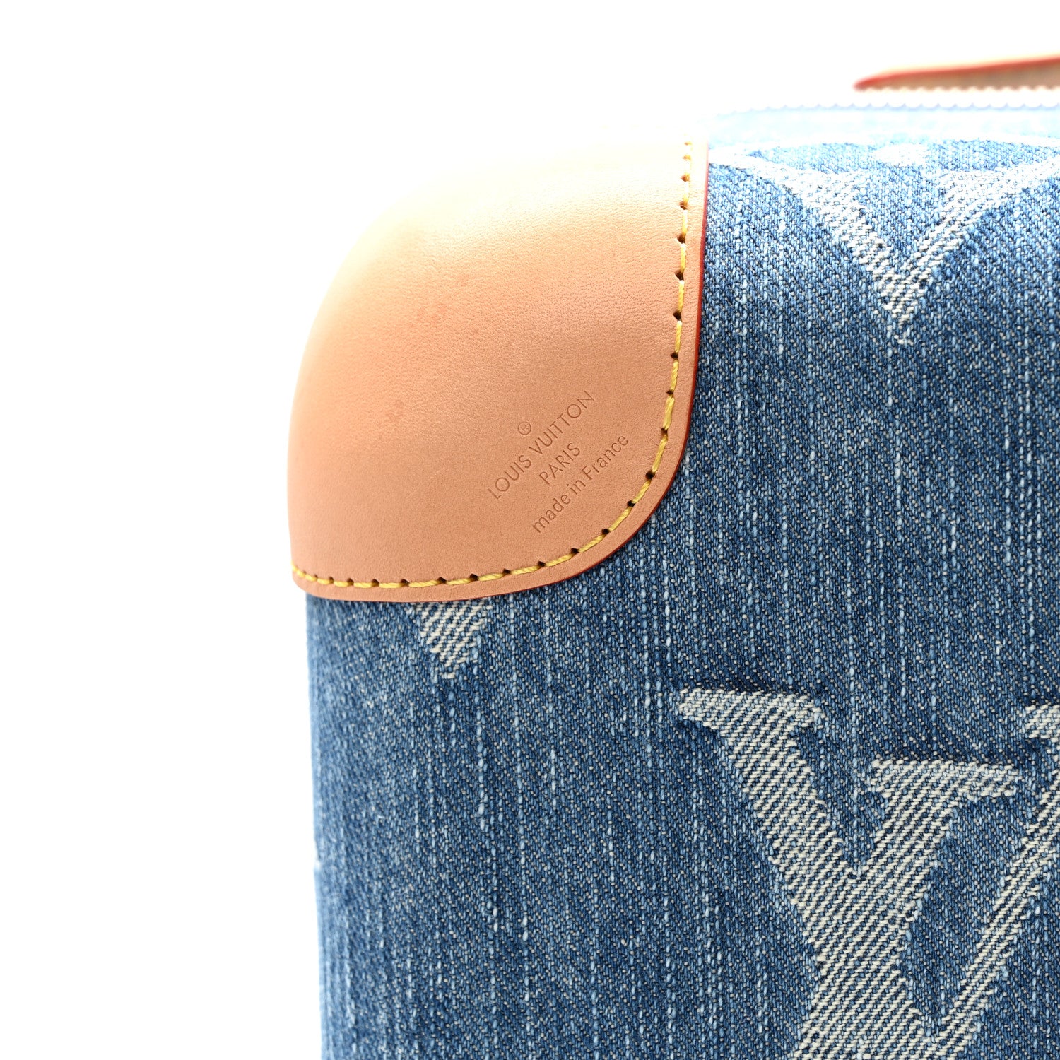 Louis Vuitton Monogram Denim Horizon 55 Blue 5 of 12