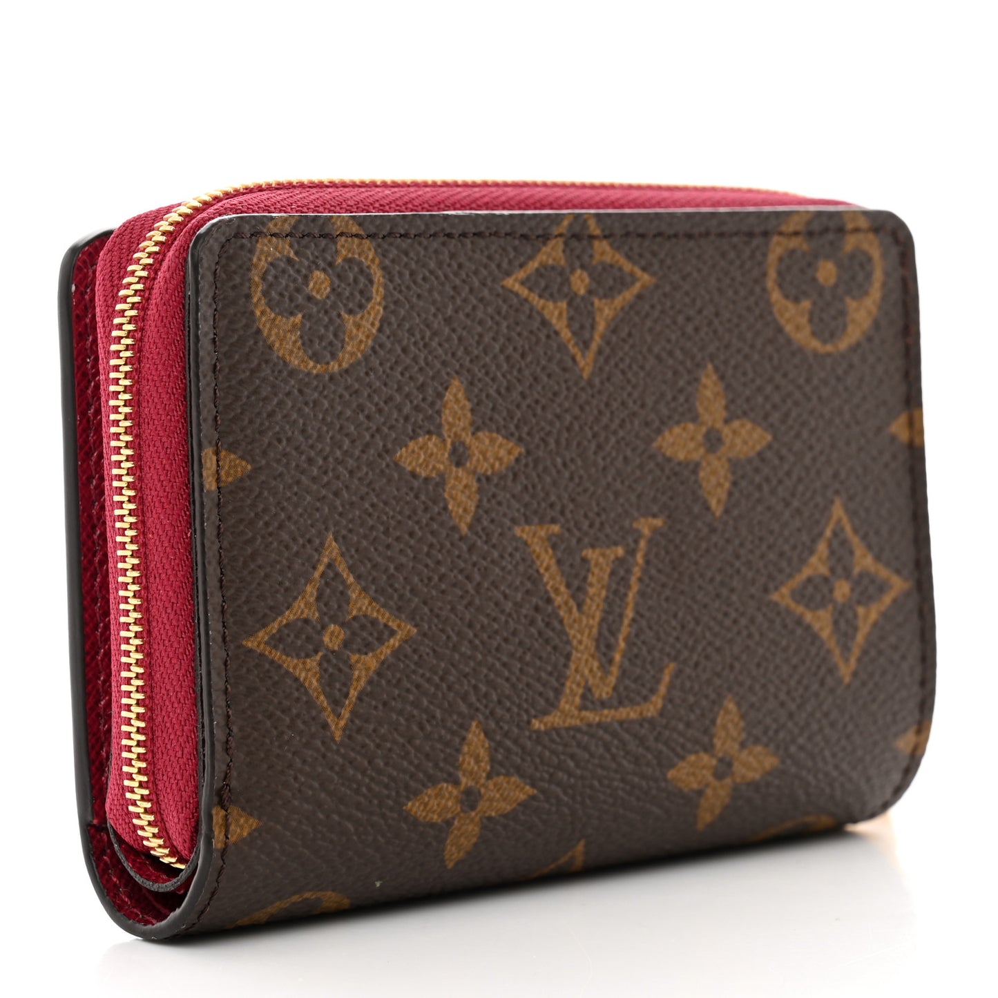 Monogram Lou Zippy Compact Wallet Red