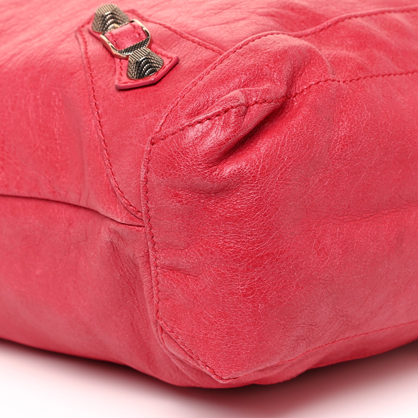 Agneau Giant 12 Rose Gold Hardware Day Hobo Rose Thulian