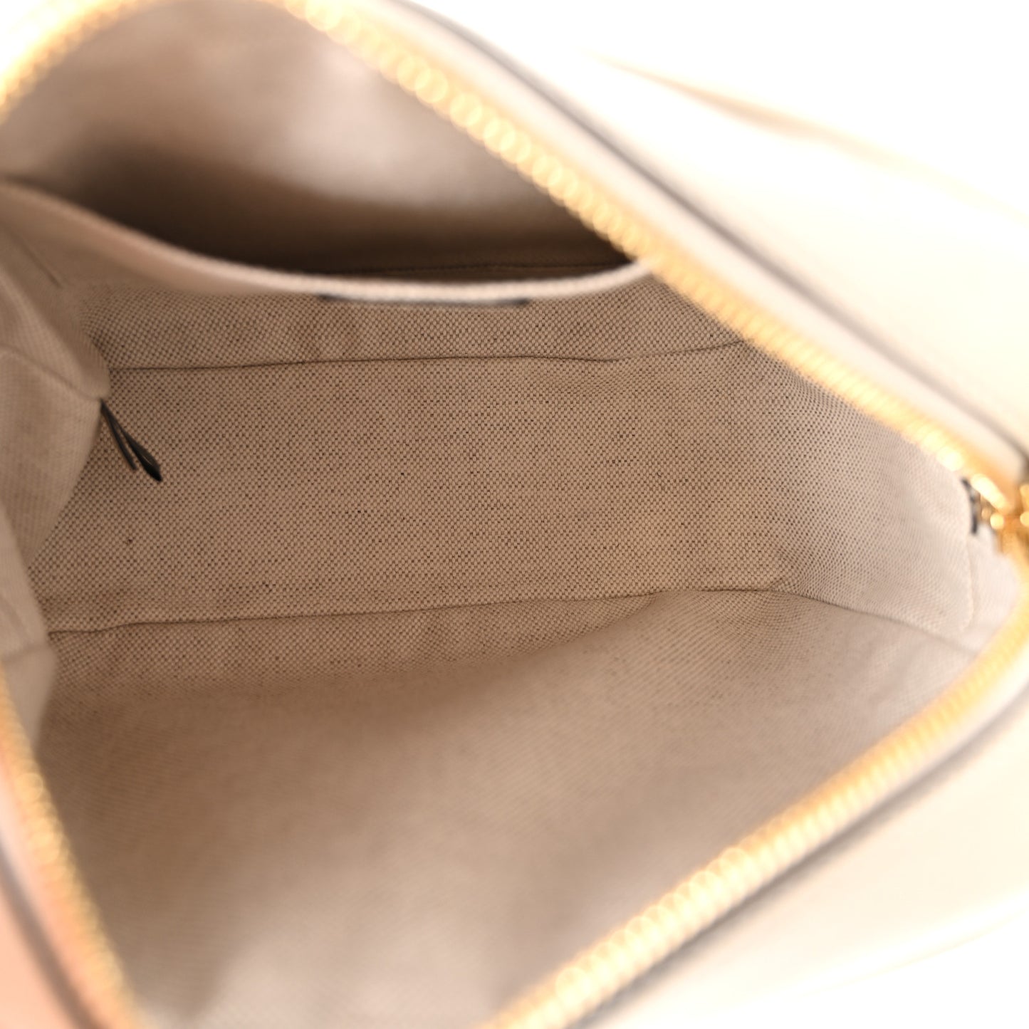 Sakai Be Green Calfskin Diagonal Stitched Small Blondie Shoulder Bag Mystic White