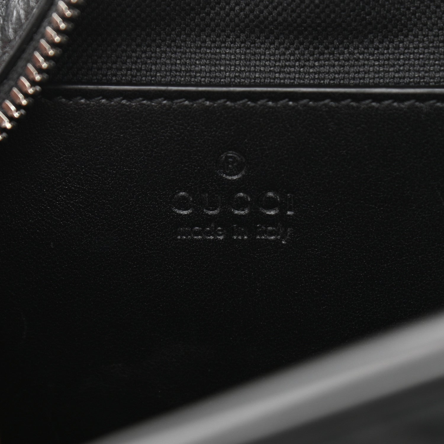 Gucci Calfskin Matelasse Monochrome Small GG Marmont Chain Shoulder Bag Black 5 of 10