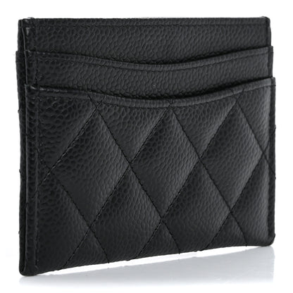 Chanel Caviar Quilted Card Holder Black 4 of 20