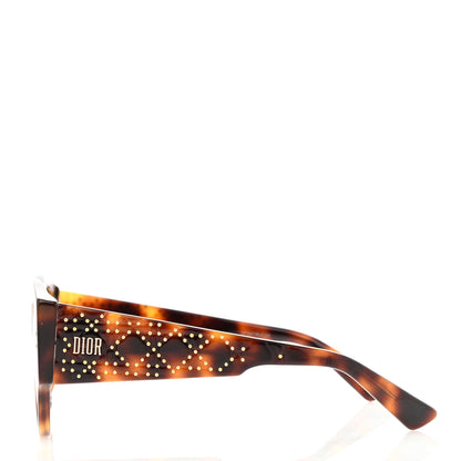Christian Dior Acetate Lady Dior Studs 2 Sunglasses Tortoise 3 of 10