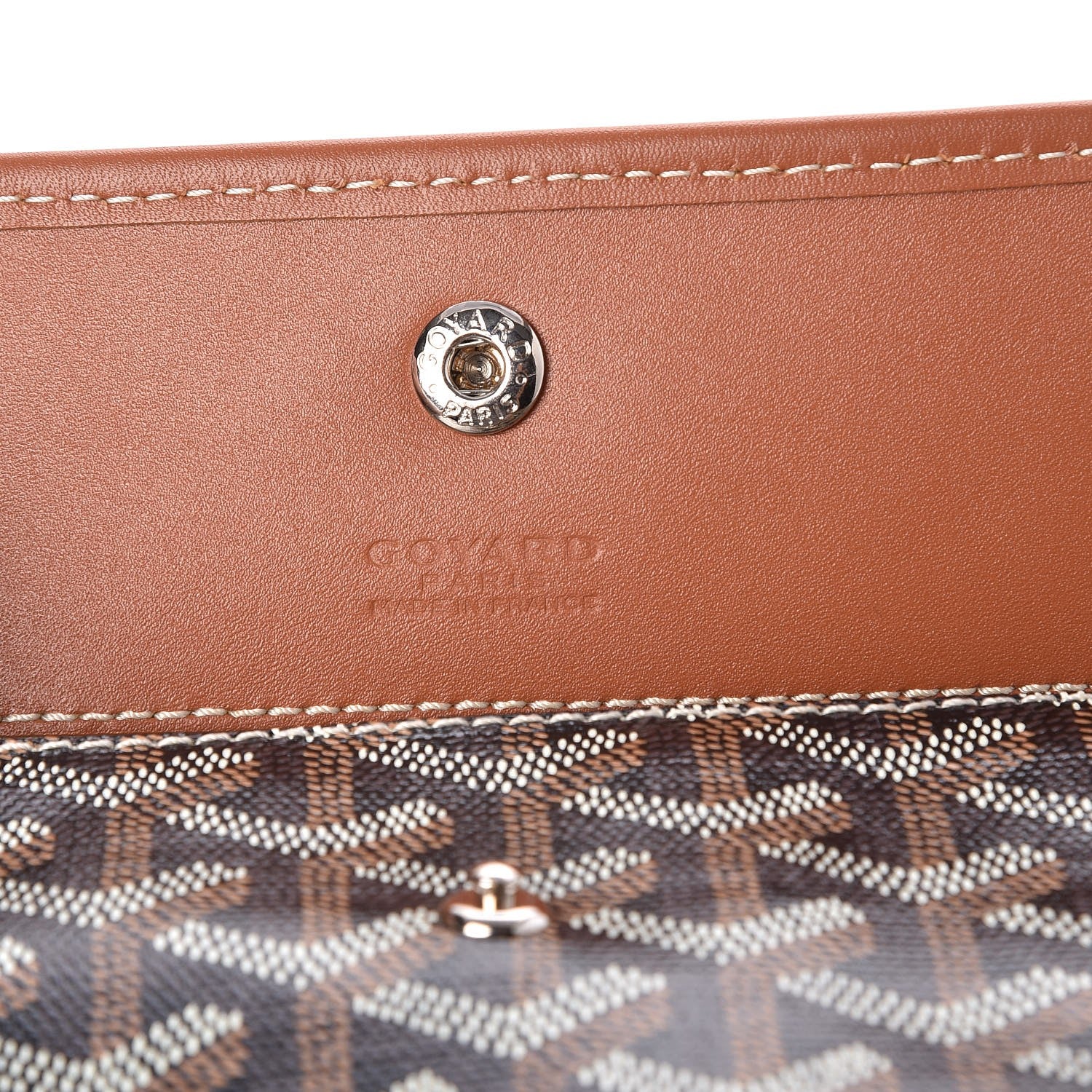 Goyard Goyardine Pouch Black Gold 6 of 6