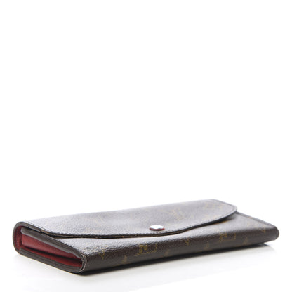 Louis Vuitton Monogram Emilie Wallet Red 8 of 17