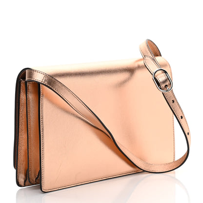 Gucci Metallic Nappa Crystal GG Broadway Shoulder Bag Pink 5 of 35