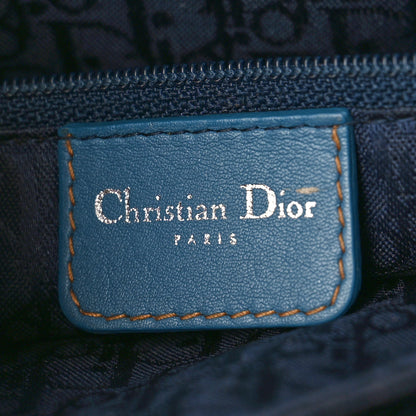 Christian Dior Denim Admit It Hobo Blue 7 of 9
