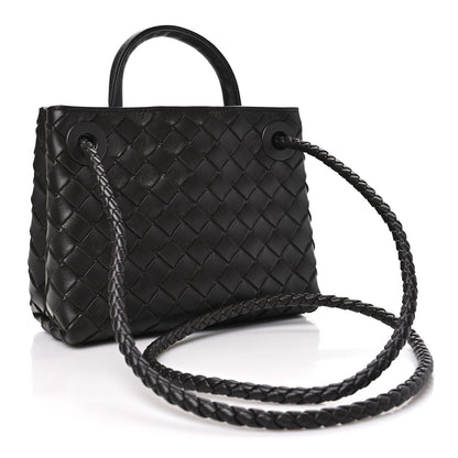 Bottega Veneta Nappa Intrecciato Mini Andiamo Shoulder Bag Fondant 3 of 10