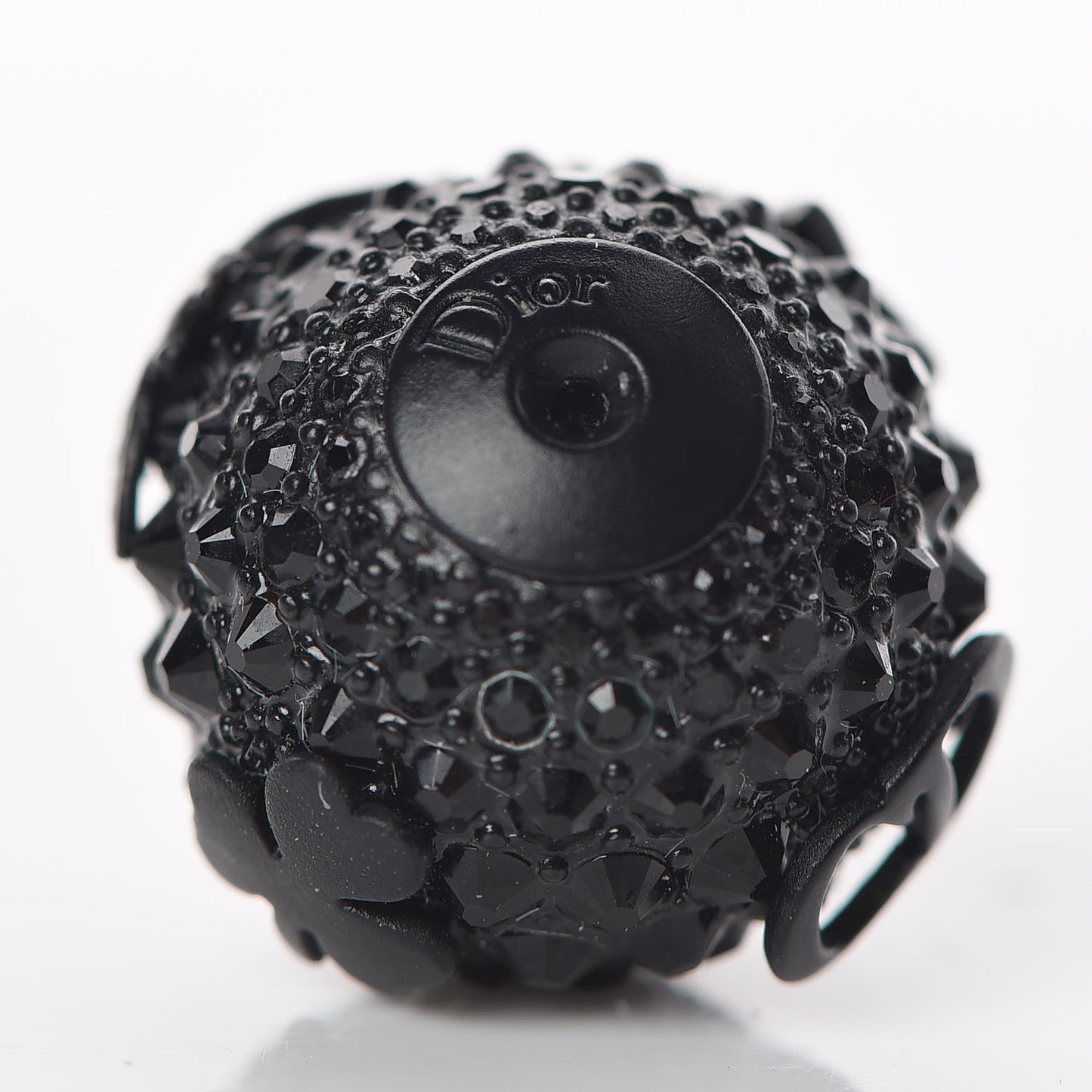Crystal Bee Star Tribal Earrings Black