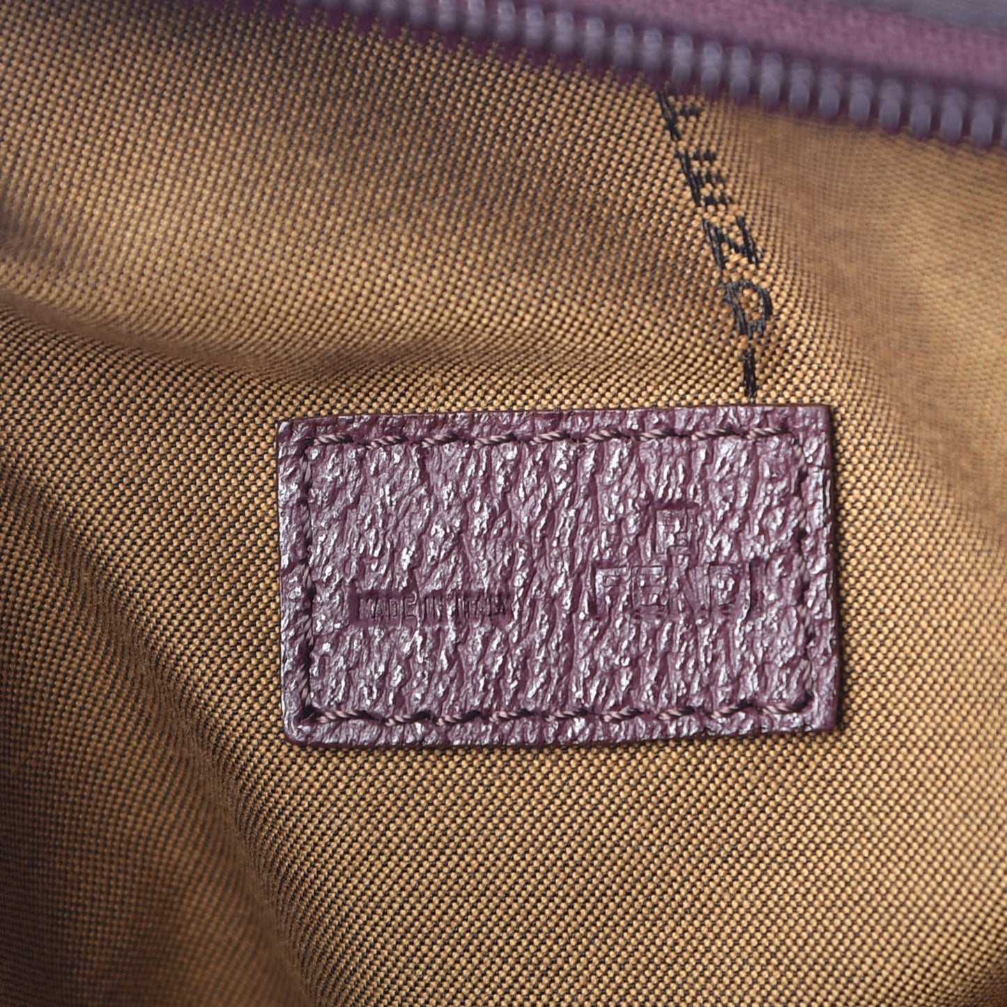 Zucca Cinghiale Medium Zip Code Shopping Tote Purple
