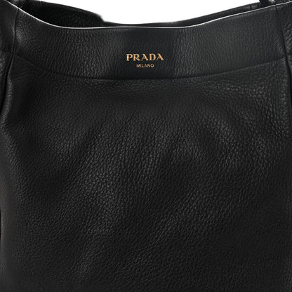 Prada Cervo Hobo Black 9 of 12