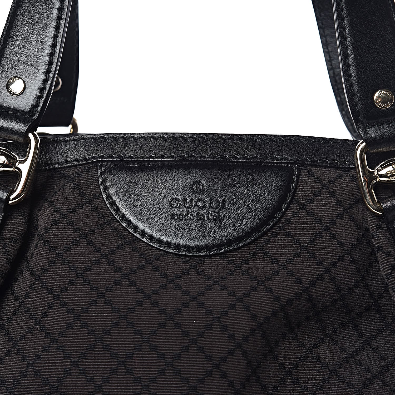 Gucci Diamante Bridle Tote Dark Brown 10 of 10