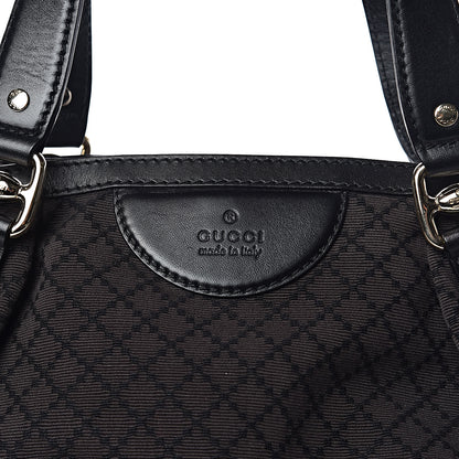 Gucci Diamante Bridle Tote Dark Brown 10 of 10
