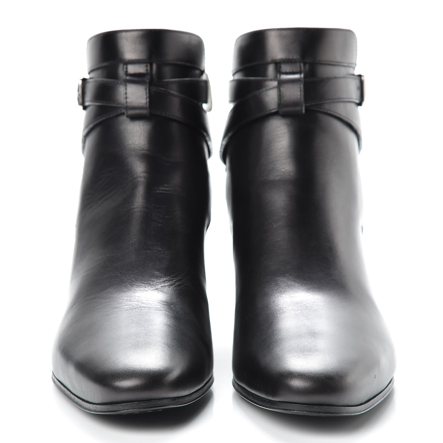 Saint Laurent Smooth Jodhpur Calfskin Blake 40 Ankle Boots 38 Black 2 of 9