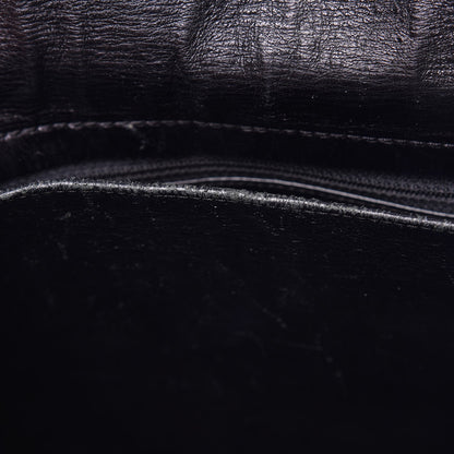 Chanel Metallic Aged Calfskin Quilted Reissue 2.55 Accordion Flap Black 10 of 16