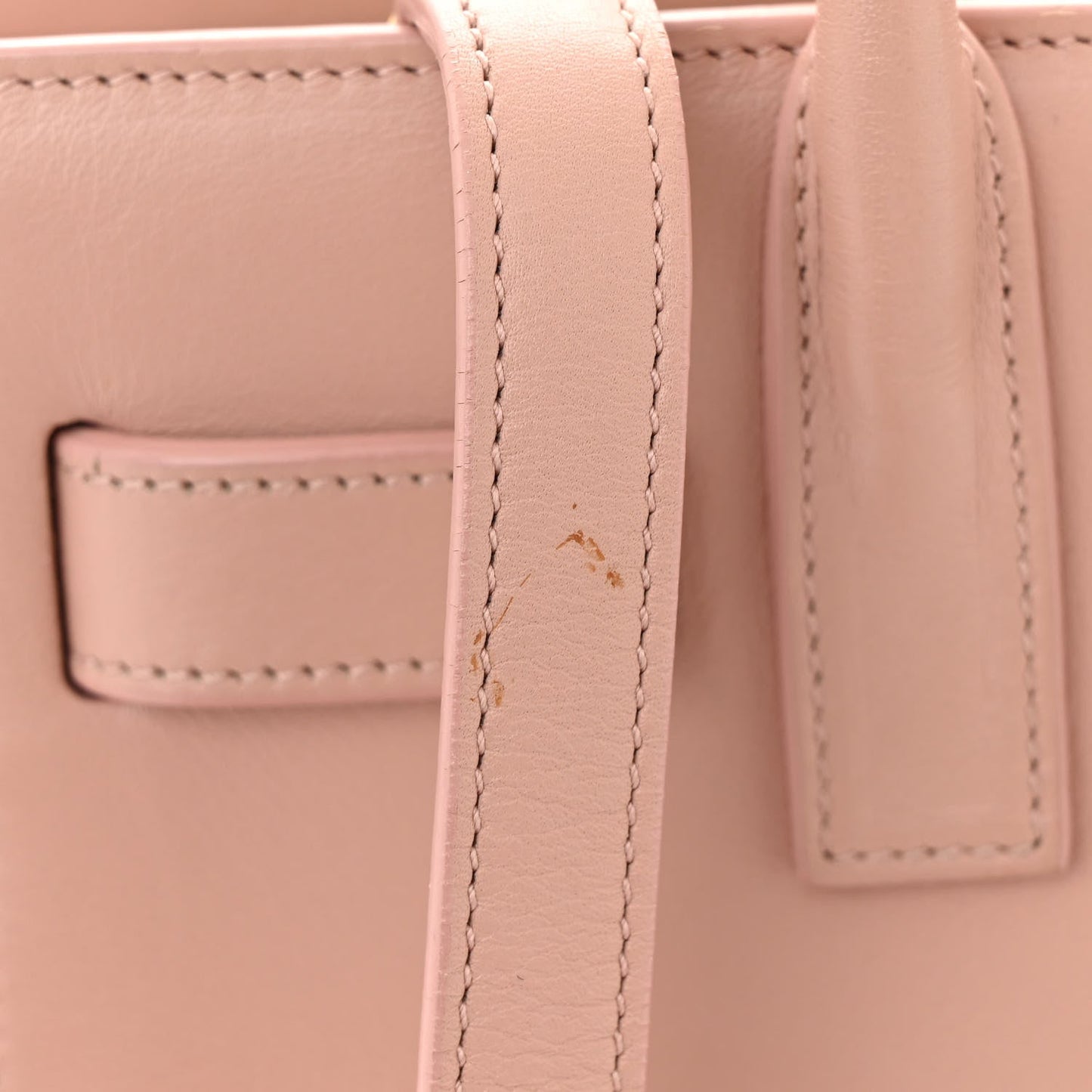 Calfskin Nano Sac De Jour Pale Pink