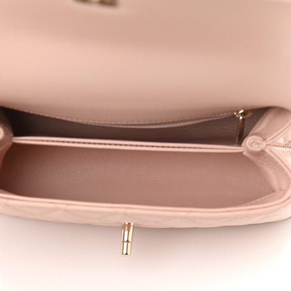 Chanel Caviar Quilted Mini Coco Handle Flap Pink 5 of 11