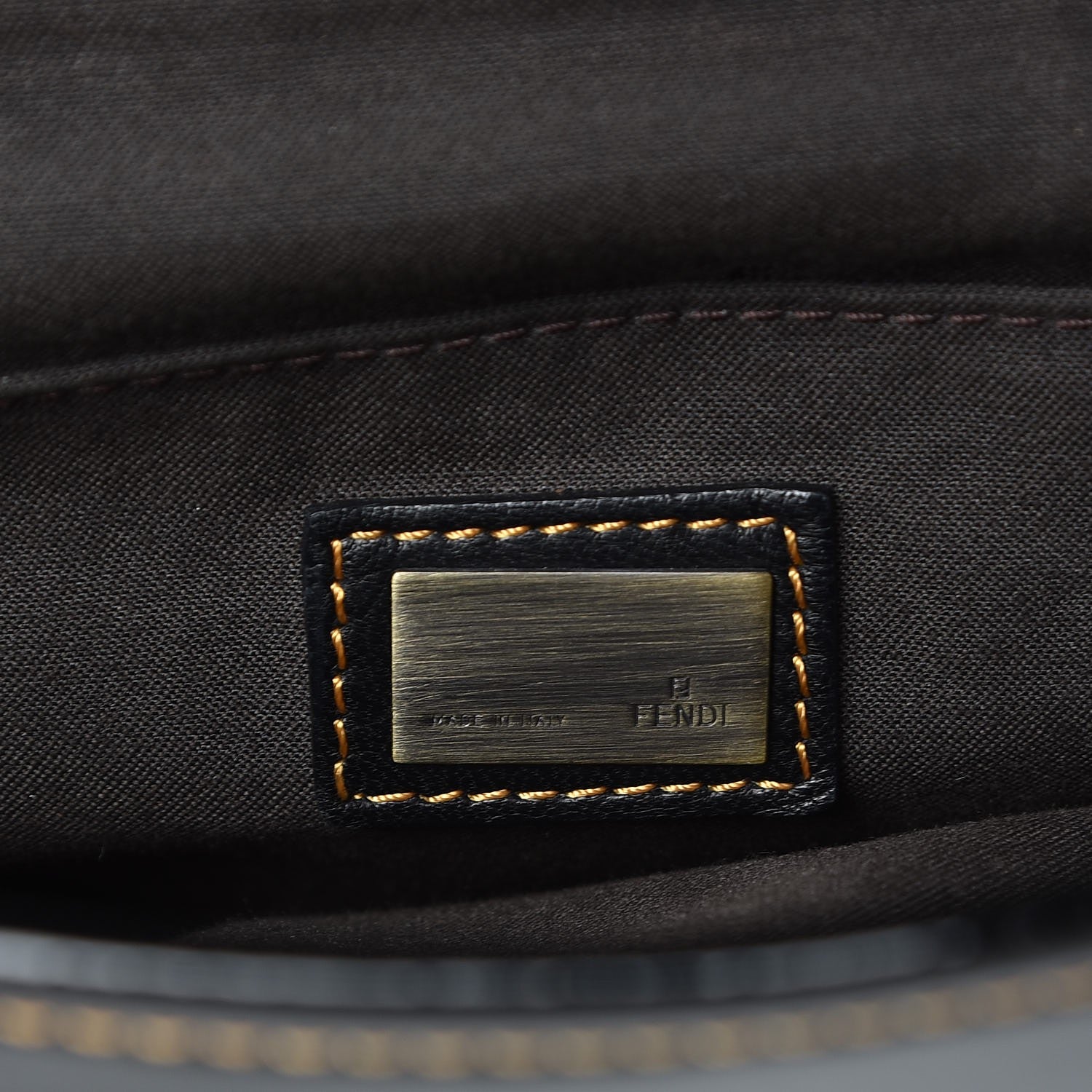 Fendi Patent Large B Bag Black 6 of 8