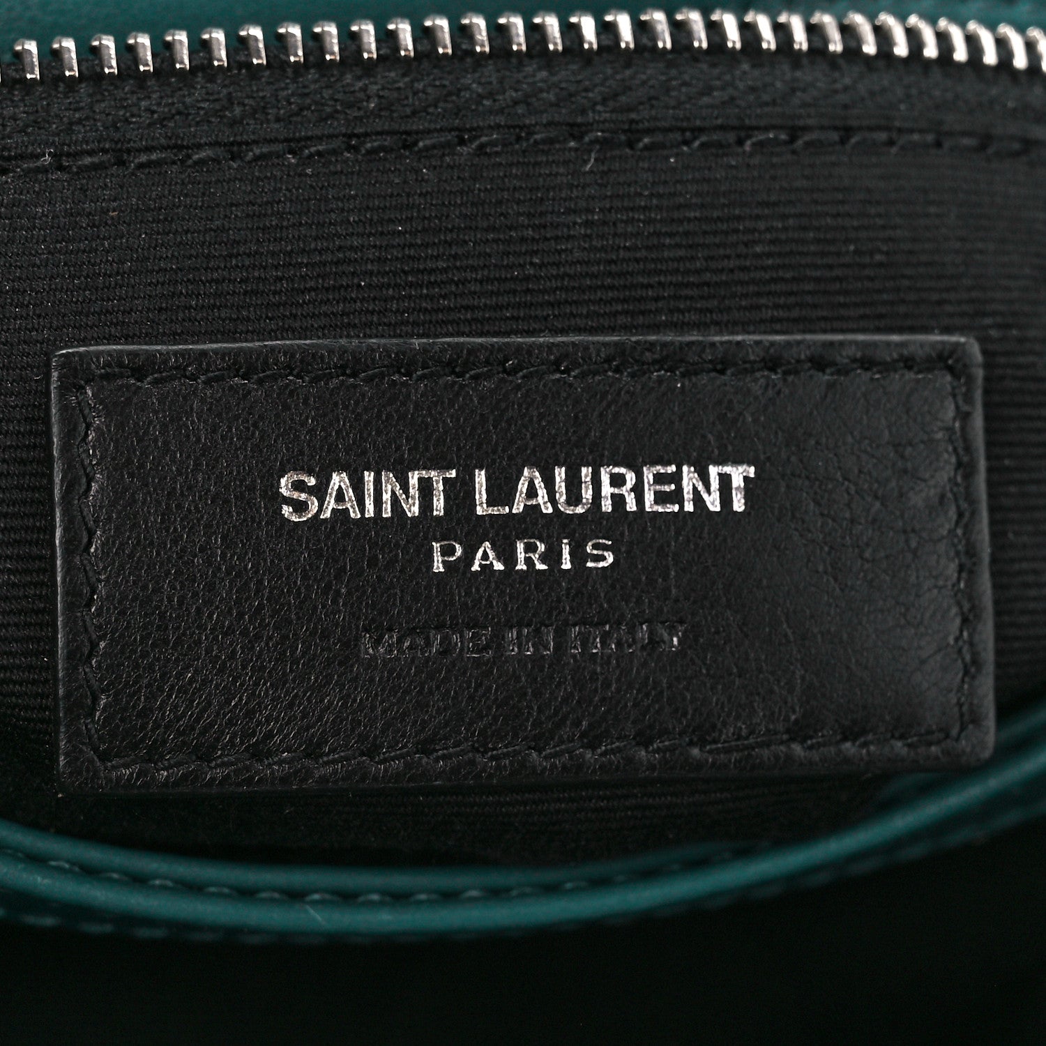 Saint Laurent Calfskin Y Quilted Monogram Toy Loulou Satchel Dark Turquoise 7 of 11