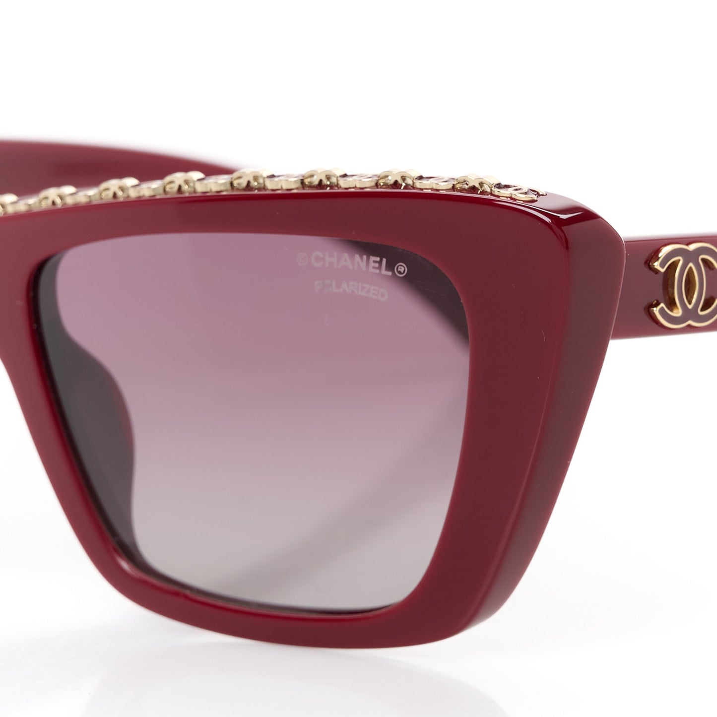 Acetate Butterfly Sunglasses 5540 Red
