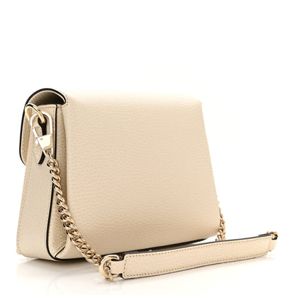 Gucci Dollar Calfskin Interlocking G Crossbody Bag Mystic White 3 of 10