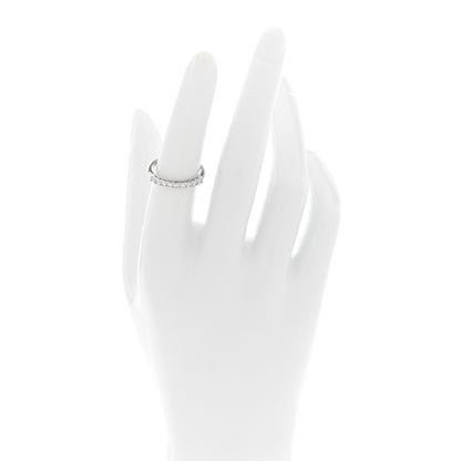 Tiffany Platinum Diamond .27ctw 2.2mm Half Circle Forever Band Ring 52 6 2 of 5