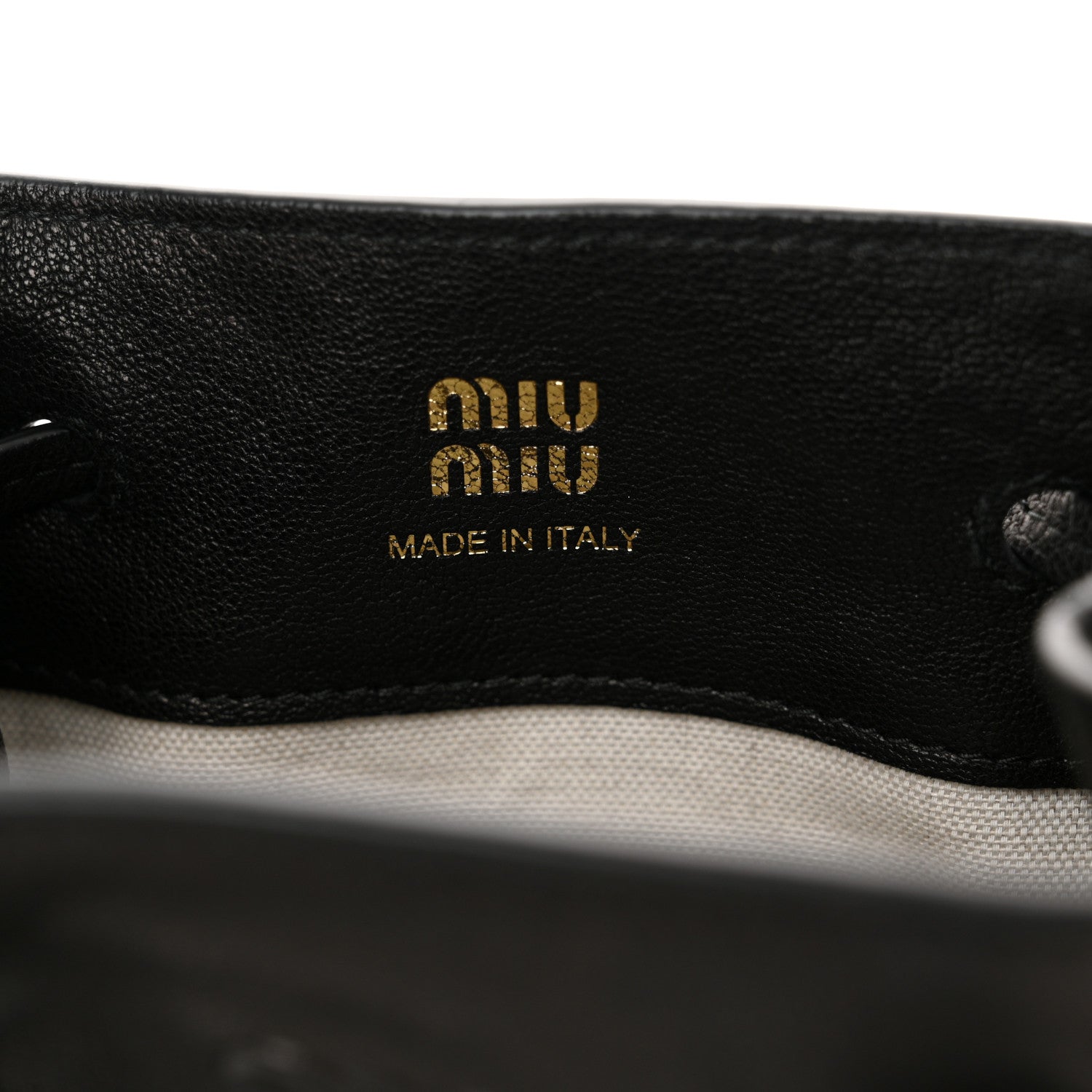 Miu Miu Nappa Mini Bag Black 6 of 9