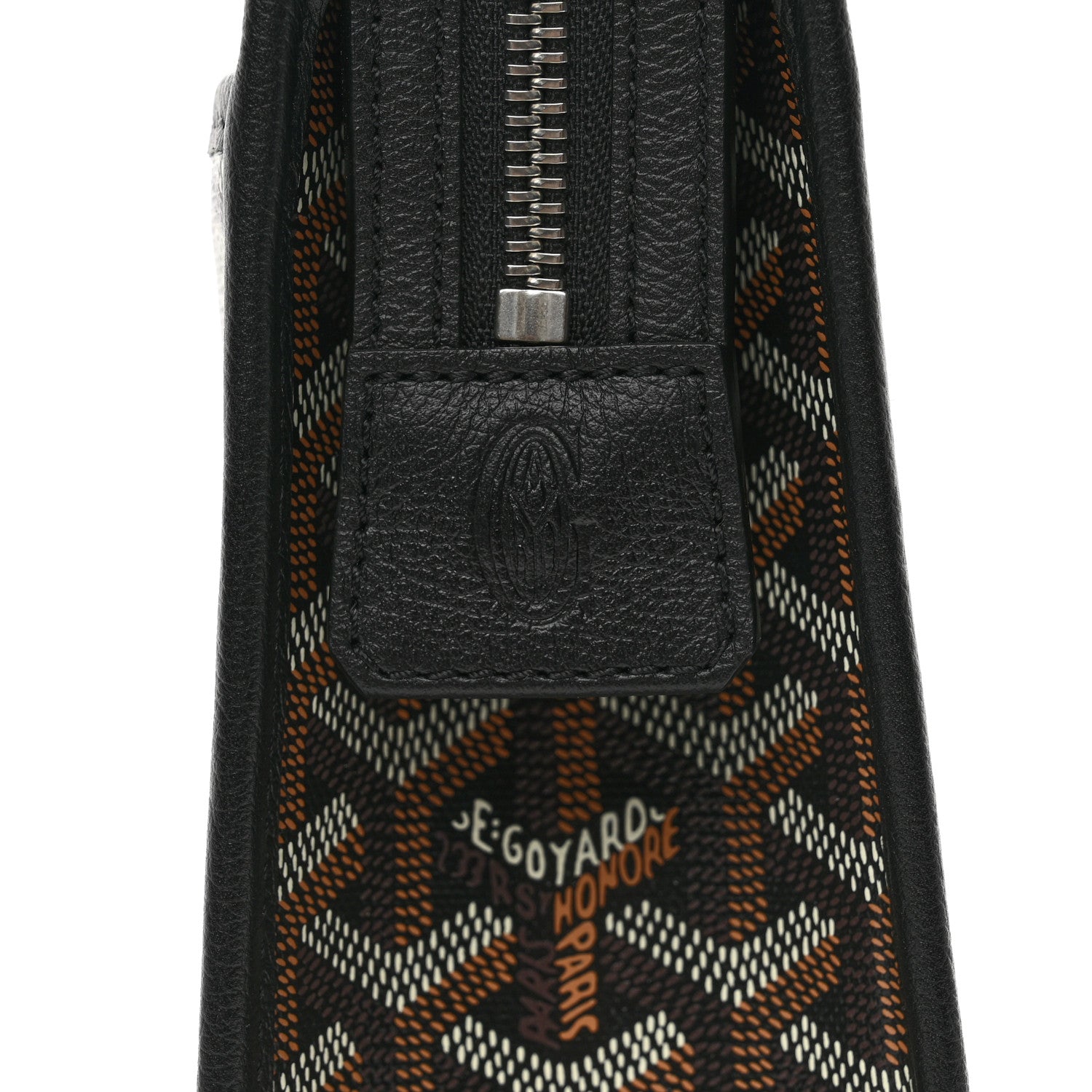 Goyard Goyardine Jouvence GM Toiletry Pouch Black 6 of 7