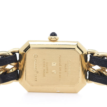 Chanel Stainless Steel Lambskin 20mm Chain Premiere Quartz Watch Gold XL 5 of 5